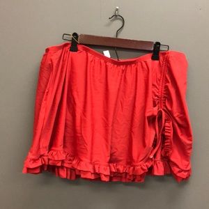 COPY - Cute Red Lane Bryant Swim Skirt Sz 22 EUC